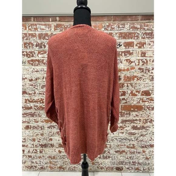 Pink Rose Vintage | Knit Cardigan Sweater with Pockets - Picture 5 of 10